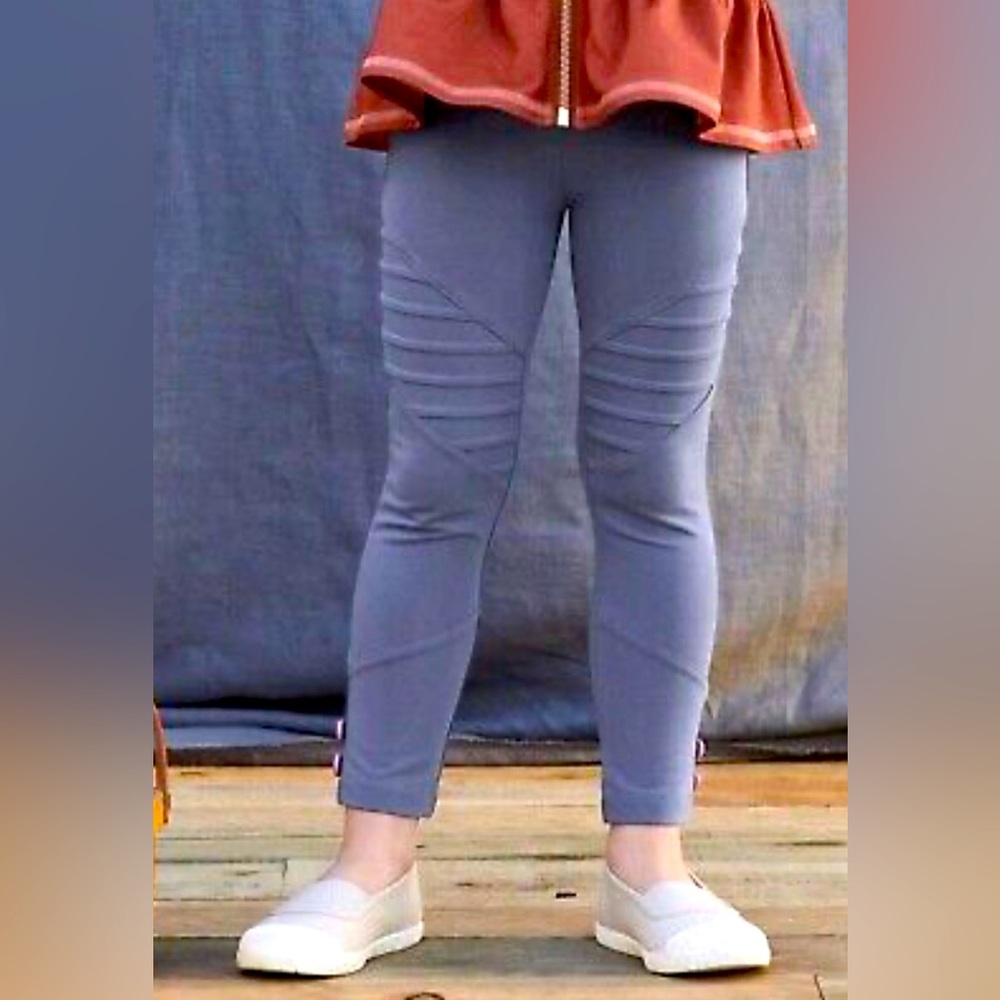MATILDA JANE Just Imagine Keely Girls Button Cuff Moto Leggings